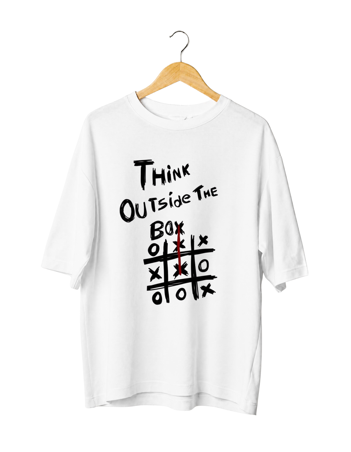 Think outside the box Oversized Fit T-Shirt