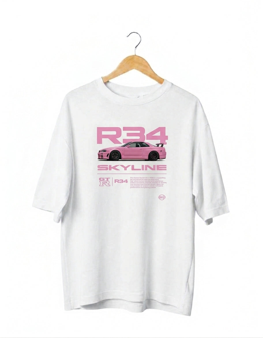 R34 Oversized Fit T-Shirt