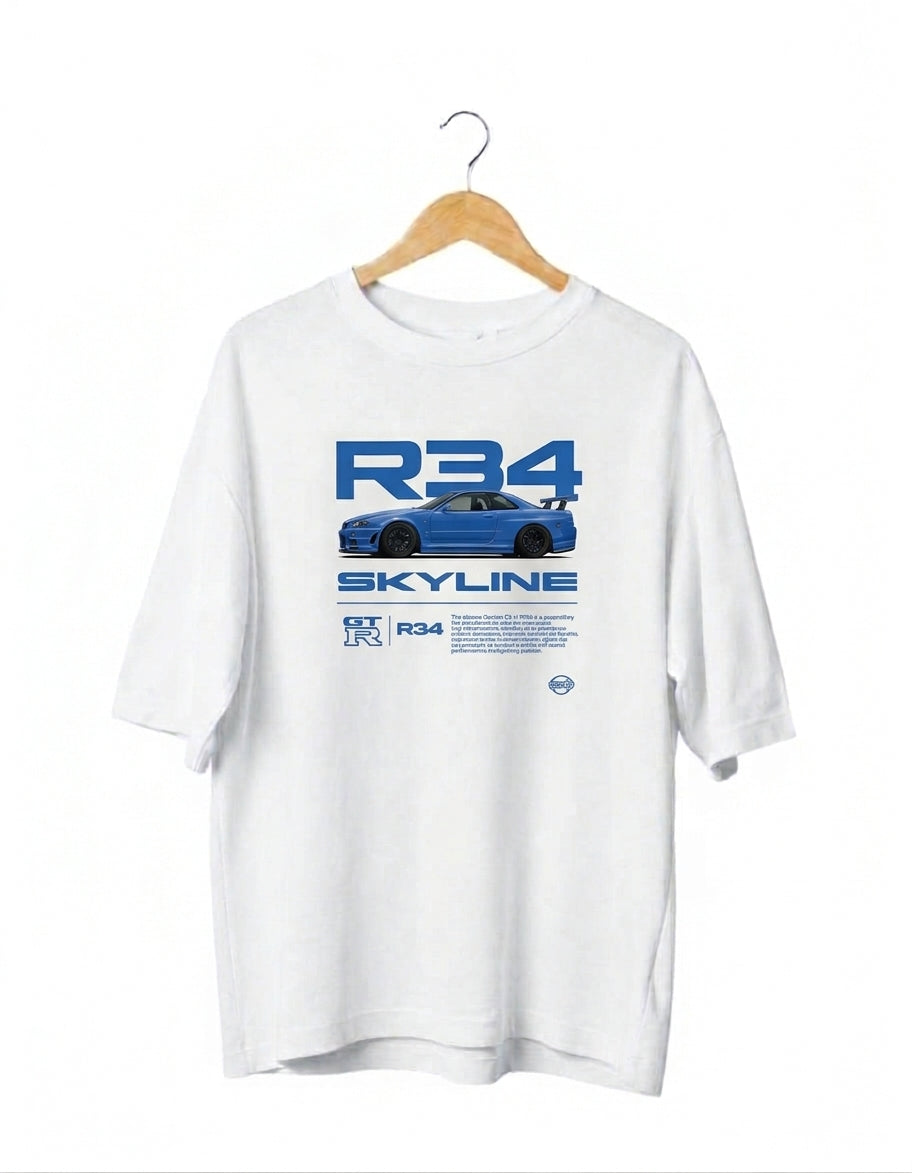 R34 Oversized Fit T-Shirt