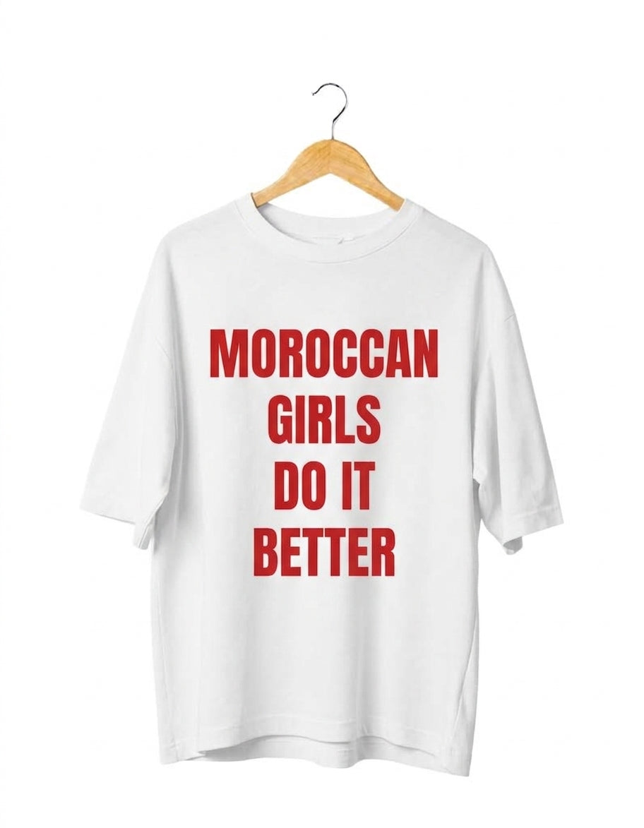 Moroccan Girls Oversized Fit T-Shirt