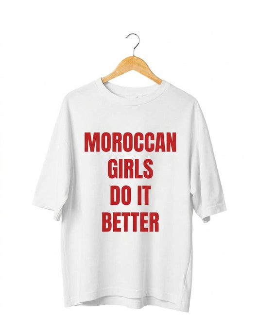 Moroccan Girls Oversized Fit T-Shirt