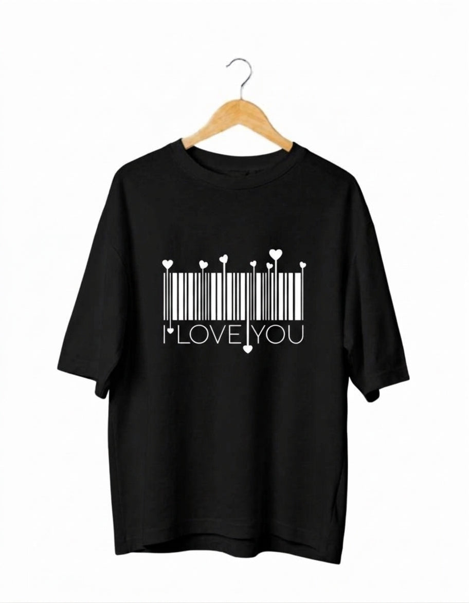 I love you Oversized Fit T-Shirt